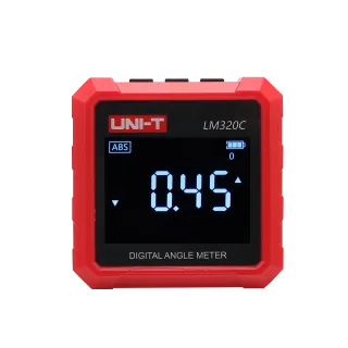 UNI-T LM320C Digital Inclinometer Magnetic Angle Meter 360° Measurement ±0.2° Accuracy LCD Display Absolute and Relative