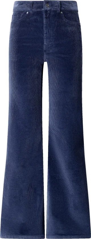 Pepe Jeans Apparel - HIGH WAIST FLARE WILLA CORDUROY DULWICH BLUE - Gr. - 28