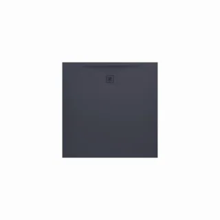 LAUFEN Duschwanne Pro aus Marbond 1000x1000x33 Ablauf seitlich Anthrazit, H2119520780001 H2119520780001