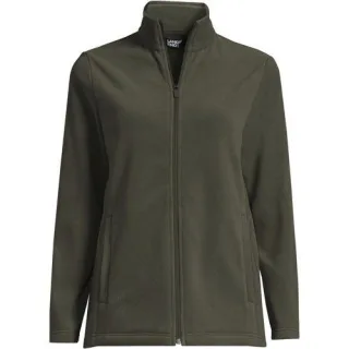 Anyweather™ Fleece-Jacke, Damen,  Grün, Polyester, by Lands' End