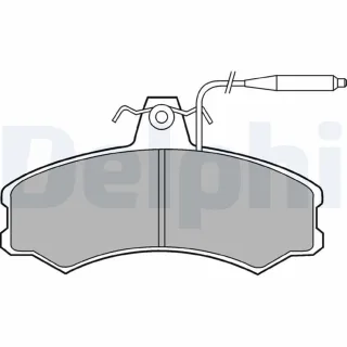 Delphi Bremsbel?ge vorne Citroen C25 C35 Fiat Ducato Talento Peugeot J5