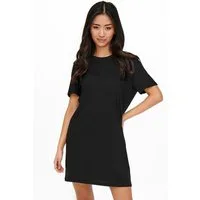 ONLY Shirtkleid ONLMAY – Shirtkleid mit elastischem Material für Alltag regular fit, casual, Jersey, Baumwolle, Rundhals