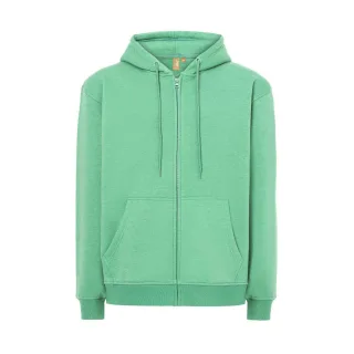 JHK - "Fuji" Hoodie mit durchgehendem Reißverschluss für Herren/Damen Unisex (Eukalyptus)