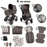 ABC Design Kinder-Buggy Salsa 5 Air - 2in1 Starter Set - Marron