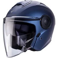 Caberg Motorradhelm Caberg Soho Jethelm matt-blau (1er Set), jethelm für motorrad