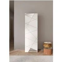 Home affaire Garderobenschrank Vittoria, Breite 60 cm, Höhe 186 cm Front mit Spiegel und Siebdruck