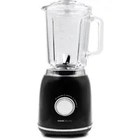 HOME DELUXE Standmixer GRANDE - Matt Schwarz, 800 W, Mixer mit 1,5l, 4 Edelst. Klingen, Smoothie Maker