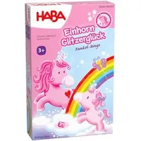 Haba Spiel Einhorn Glitzerglück - Funkel-Bingo, unisex neutral
