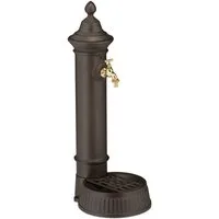 relaxdays Gartenbrunnen Standbrunnen antik 72 cm, 26 cm Breite, (1 tlg)