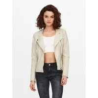 ONLY Lederimitatjacke ONLAVA FAUX LEATHER BIKER OTW NOOS mit Biker-Details