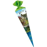 Nestler Schultüte Schultüte 70cm rund Schleich - Dinosaurs Filzversc