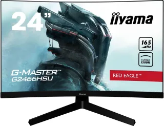iiyama G-Master G2466HSU-B1 Red Eagle [236'' Curved FHD VA 165Hz 2x HDMI DP 1ms Reaktionszeit] schwarz