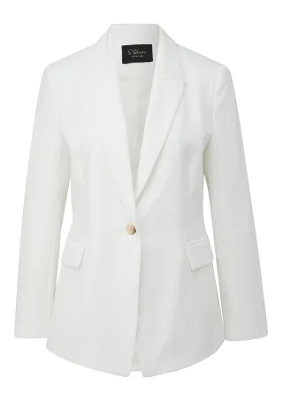 s.Oliver BLACK LABEL - Indoor-Blazer creme - Gr. - 38