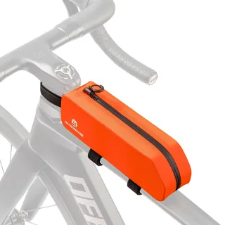 OFFBONDAGE 2L Waterproof Bicycle Top Tube Bag Convenient Zipper Large capacity Bike Front Frame Bag with Bolt Belt for M
