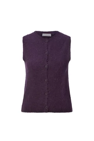 Rich & Royal - Cozy Crew Vest rec mulberry - Gr. - S
