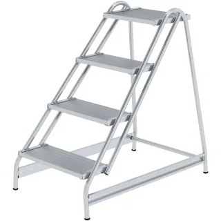 Munk Arbeitspodest einseitig begehbar Aluminium geriffelt - 050052