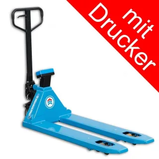 Waagehubwagen WH-D2000 mit Drucker, Tragf?higkeit: 2000 kg