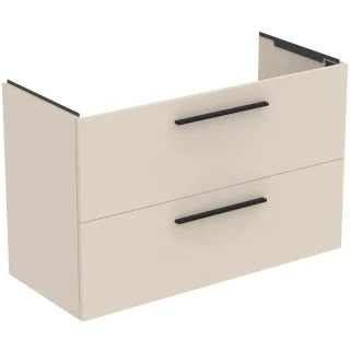 Ideal Standard Waschtischunterschrank i.life A 2 Auszüge 1000x440x630mm Sandbeige matt, T5257NF T5257NF