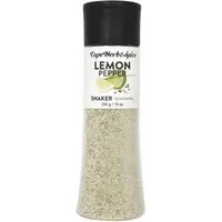Cape Herb and Spice Gewürz, Cape Herb and Spice Lemon und Black Pepper Shaker Gewürzsalz 290g