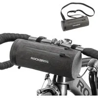ROCKBROS Lenkertasche 100% Wasserdicht Lenkertasche/Rahmentasche/Umhängetasche (Multifunktionale Fahrradtasche mit Schultergurt für MTB, Rennrad ca. 2L)