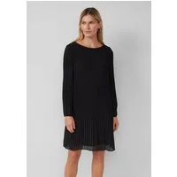 s.Oliver Minikleid Kleid Plissiertes Chiffonkleid