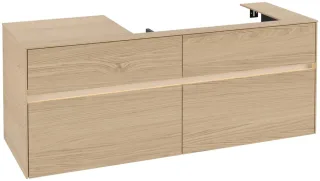 Villeroy & Boch Waschtischunterschrank Collaro C090B0 1400x548x500mm mit Beleuchtung C090B0VJ