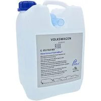 Volkswagen Harnstofflösung AdBlue, 5 l, Kanister mit Einfülltrichter, Diesel Exhaust Fluid, G052910M3