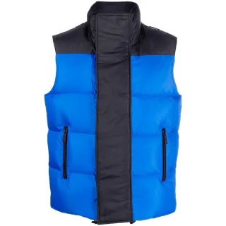 Dsquared2 Blaue Gilet-Daunenjacke