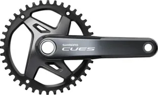 Shimano FC-U8000 Cues Kurbelgarnitur 9/10/11-fach ohne Kettenschutzring, 40 Zähne schwarz 175 mm