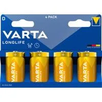 Longlife Batterie LR20, D (Mono) 4 Stück