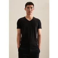 seidensticker T-Shirt 1/2 V-Neck Uni