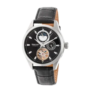 Heritor Automatik Sebastian Semi-Skelett Lederarmbanduhr