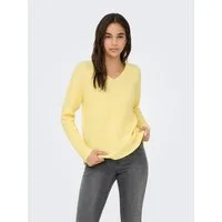 ONLY V-Ausschnitt-Pullover ONLCAMILLA V-NECK L/S PULLOVER KNT NOOS Materialmix, regular fit