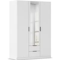rauch Kleiderschrank Drehtürenschrank Schrank Garderobe Ankleide Schlafzimmer LAGOA (3 verschiedene Ausstattungen BASIC/CLASSIC/PREMIUM (inkl. SOFT-CLOSE) geräumige Schubladen, 3 Breiten, optional mit Aufsatz MADE IN GERMANY