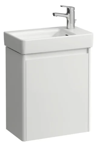 LAUFEN Waschtischunterschrank BASE 2.0 262x454x522 1 Tür m. Griffmulde f.WT H815954 weiß matt, H4112 H4112321082601