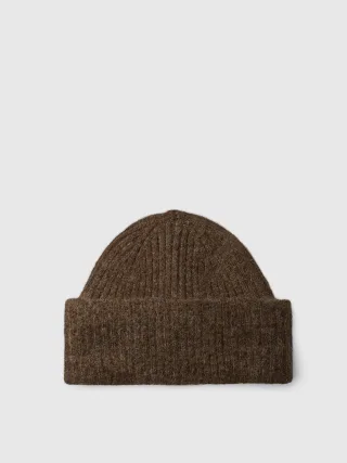 selected women - SLWLULU WOOL BLEND KNIT BEANIE NOOS