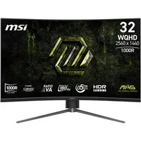 MSI MAG 325CQPF E18 Curved-Gaming-Monitor (80 cm/32 ", 2560 x 1440 px, WQHD, 0,5 ms Reaktionszeit, 180 Hz, Rapid VA, neig-, schwenk-, höhenverstellbar)
