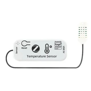 Tuya WiFi/Zigbe Smart Temperature Humidity Sensor APP Remote Monitoring Alert Probe Smart Scene Automation Works with Al