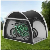 AIBISTAR Bikerzelt Fahrrad-Abstellzelt, großes Gartenzelt für Räder&Geräte,Oxford-Stoff, Personen: 4 (Praktisch & tragbar), Wasserabweisend,Für Gartengeräte, Motorroller & mehr