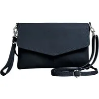 Caspar Clutch Abendtasche Leder Damen Umhängetasche - PREMIUM LINE - Modell No.322, aus 100% gewaschenem Echtleder aus Italien - samtig weich & nachhaltig