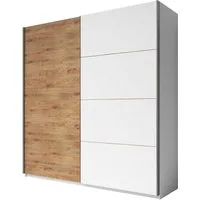 Home affaire Schiebetürenschrank Galaxy Breite 200,220 oder 270cm breit, Kleiderschrank, Wäscheschrank INKLUSIVE kompletter Innenausstattung, Metallgriffe