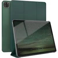EAZY CASE Tablet-Hülle Smart Case für iPad Pro 11" 1. 2. 3. 4. Generation 11 Zoll, Tablet Schutzhülle aufstellbar Flip Cover Bookstyle Hülle Dunkelgrün