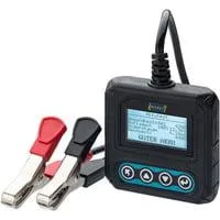 Batterietester Mini , Messgerät schwarz, Für 12 V Systeme, mit QR-Code Funktion