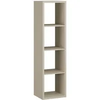 FORTE Standregal Mauro, FSC®-zertifiziert, Fachgröße 33x33cm, 4 Fächer