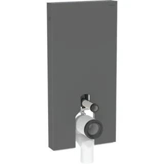 Geberit Monolith Sanitärmodul für Stand-WC, 101 cm, Frontverkleidung aus Glas: Front:, 131003CD5 131003CD5