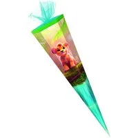 Verpackungsmittel GmbH Markneukirchen Schultüte Schultüte / Zuckertüte / 85cm / eckig / "Löwe"