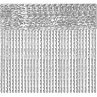 Bestlivings Vorhang, Stangendurchzug, halbtransparent, Fadengardine mit Stangendurchzug in 140cm x 240cm (BxL)