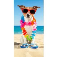 good morning Strandtuch Buddy, Microfaser (1-St), Mikrofaser, 75x150, Schnelltrocknend, Strand, Kind, Kinder, Hund