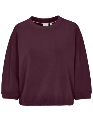 THE FASHION PEOPLE - Shorts Silk Touch BURGUNDY - Gr. - XS