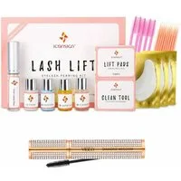 Iconsign Einzelwimpern Iconsign Wimpernlifting Set Starter-Set GRATIS 4D Volumen Mascara, 1 tlg., Wimpernlifting, Augenbraunenlaminierung